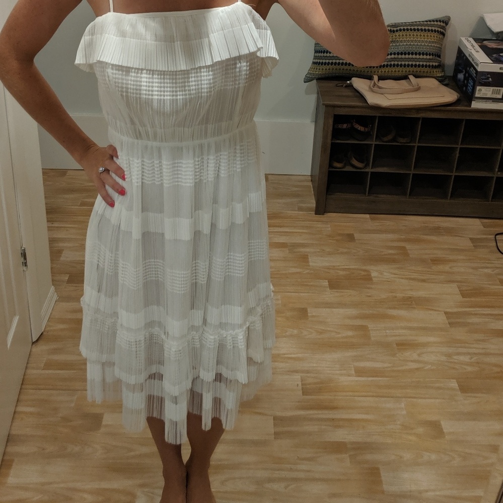 Beautiful White Fringe Dress